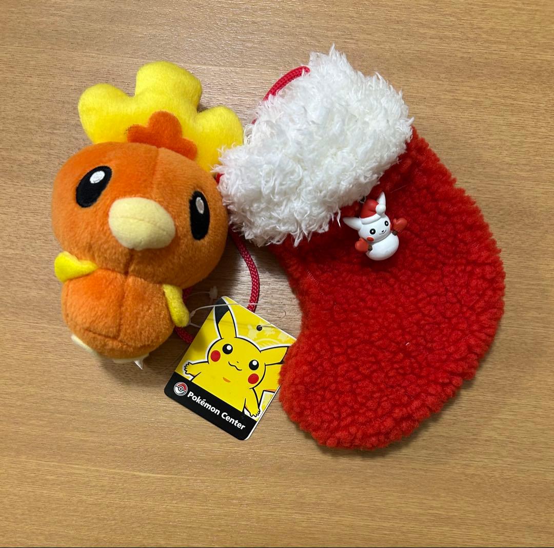 ポケモンセンター限定　クリスマスブーツ　PokeDOLL アチャモ　2003年製