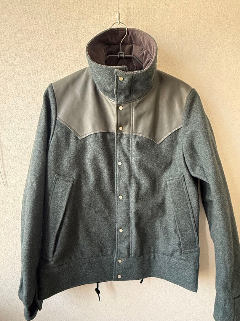 廃盤　Rocky Mountain Featherbed ウール&牛革ジャケット