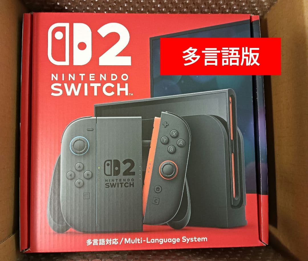 Nintendo Switch2 本体 多言語対応 日本国内販売用