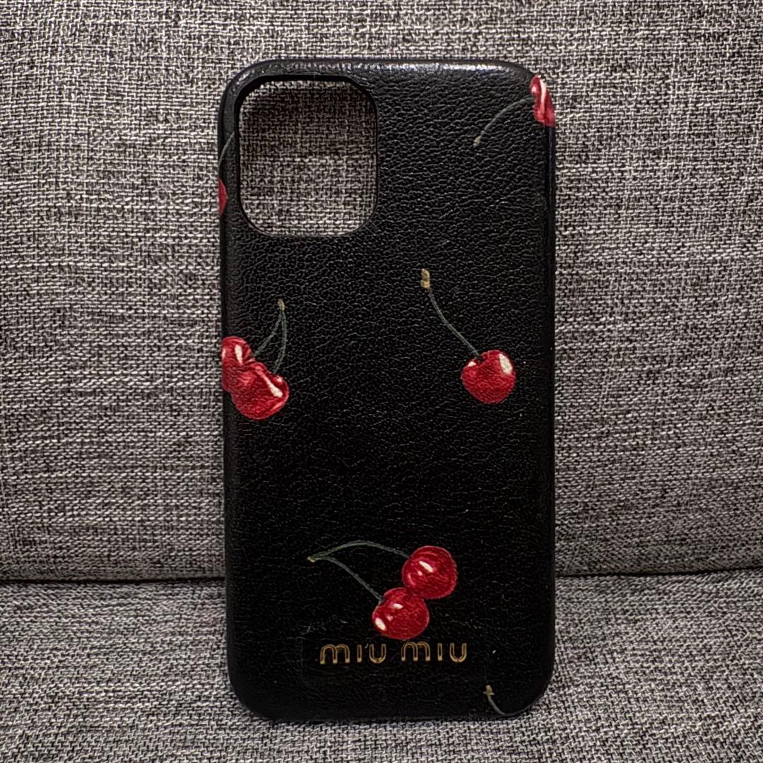 MIU MIU チェリー柄 iPhone12mini ケース