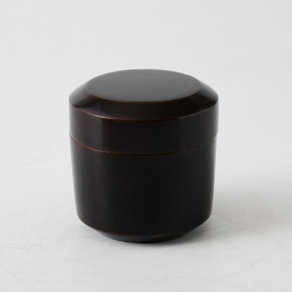 蒔絵師 建堂 輪島塗 雪吹黒 棗 茶道具 共箱