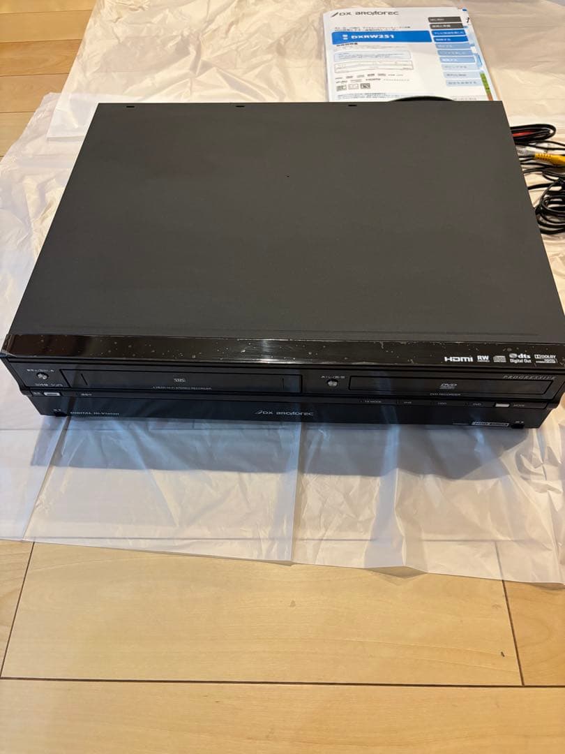 HＤＤ搭載ビデオ一体型ＤＶＤ250プレーヤー