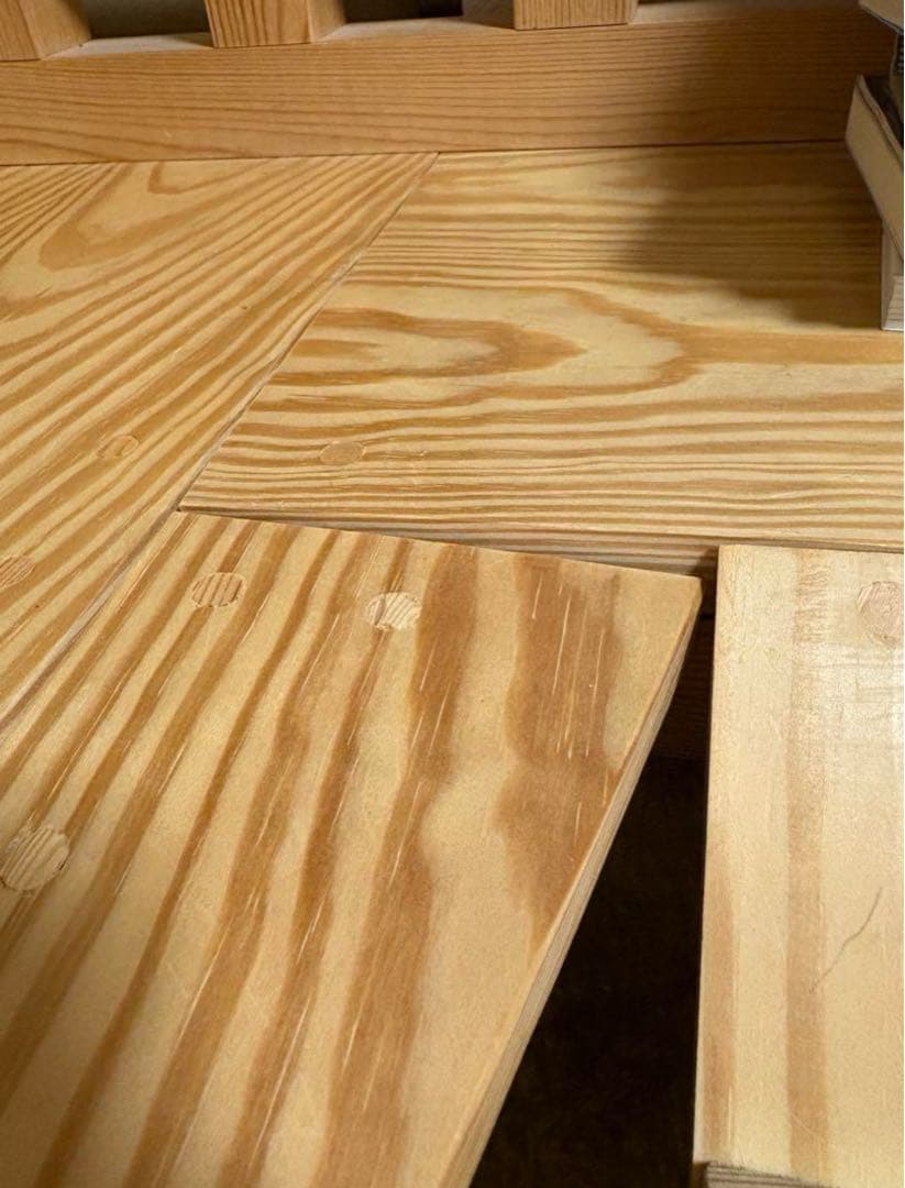 【職人手作り】木製 2階建て ドッグハウス スロープ　無垢材 おしゃれインテリア