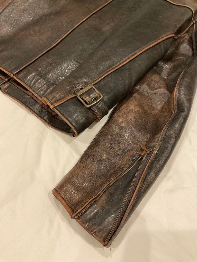 つ*し様 ヴィンテージ ハーレーダビッドソン レザー ライダースジャケット M