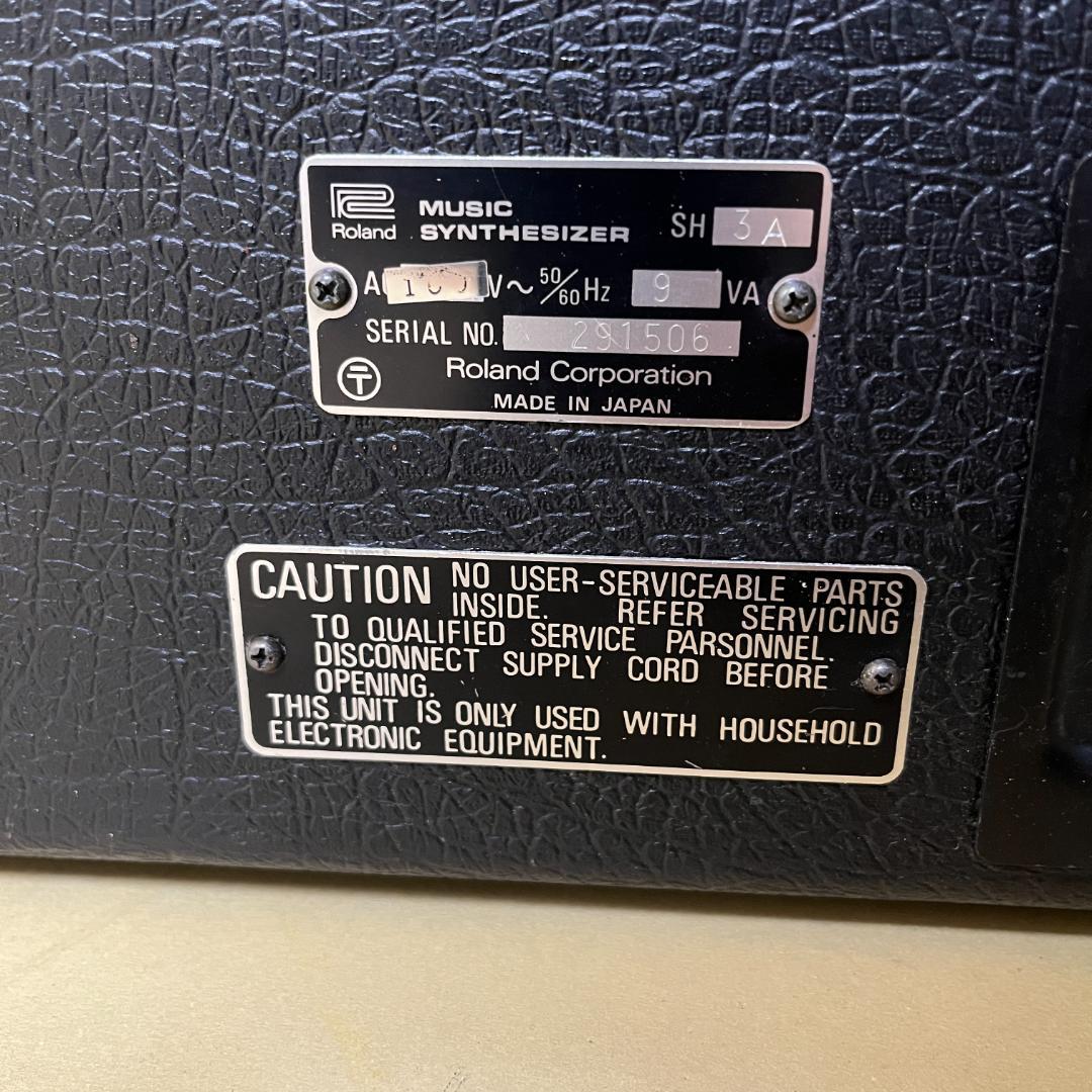 Roland SH-3A ヴィンテージ アナログシンセサイザー