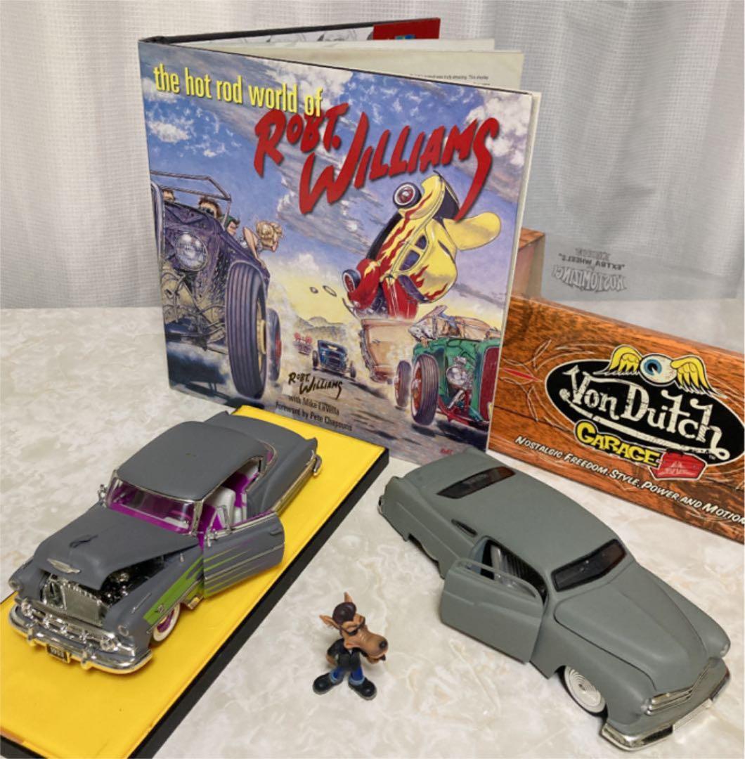 ダイキャスト　Von Dutch  ‘53ベルエア　‘51マーキュリー　洋書レア