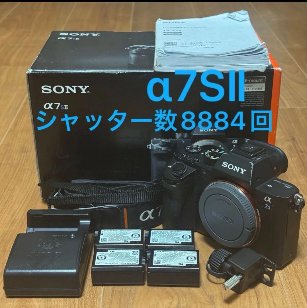 ポップアップ傷有 α7SⅡ ILCE-7SM2 シャッター回数8884回