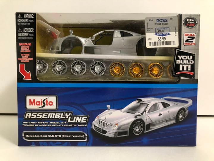 【未組立】希少 maisto マイスト 1/24メルセデスベンツCLK-GTR