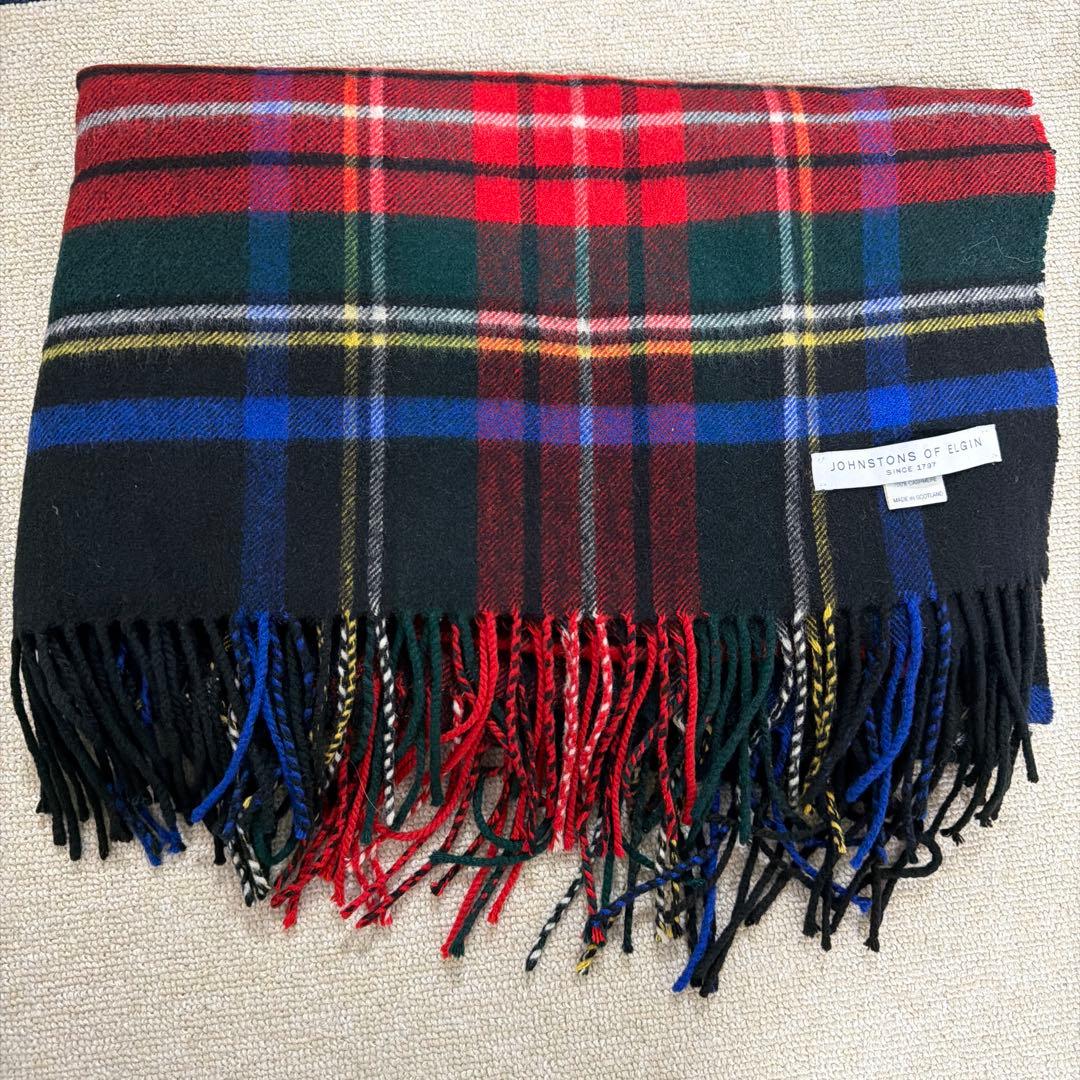 JOHNSTONS OF ELGIN カシミヤ マフラー