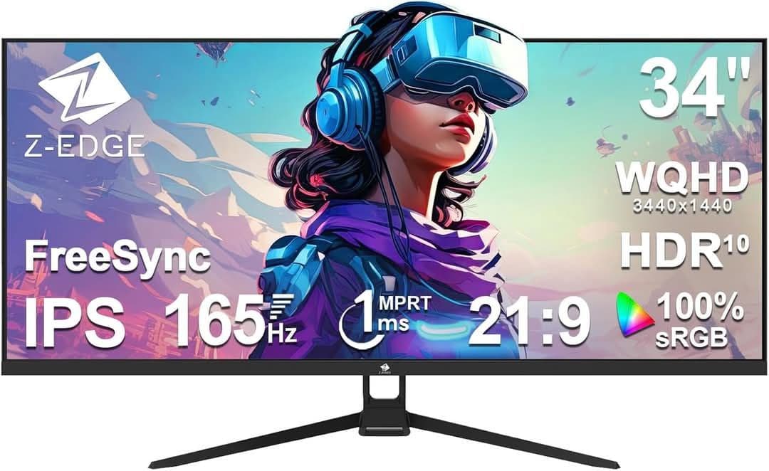 34インチ 4k Z Z-Edge ゲーミングモニター 165Hz