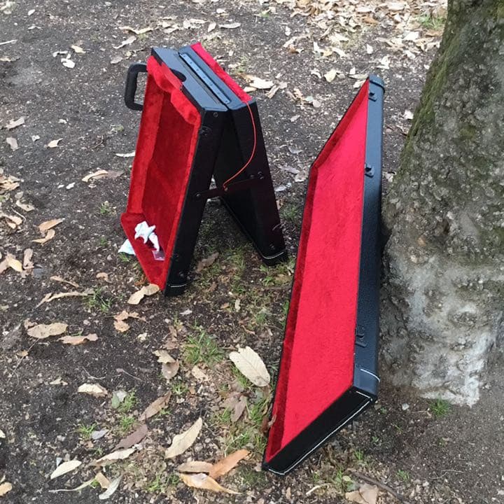 エレキギター用スタンド式ハードケース