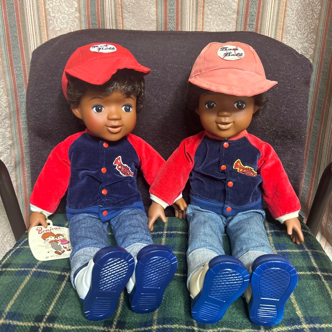 エマニエル坊や 人形 ぬいぐるみ レトロ 昭和 ヴィンテージ 2体