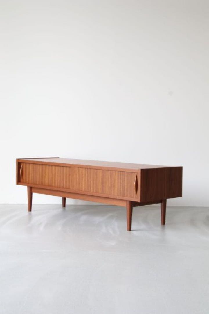 ブラウン木製テレビ台 引き出し付き