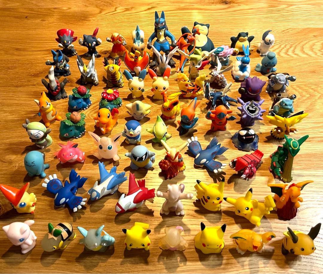 【希少•レア】ポケモン　指人形・フィギュア　まとめ★クリア9点・約66点