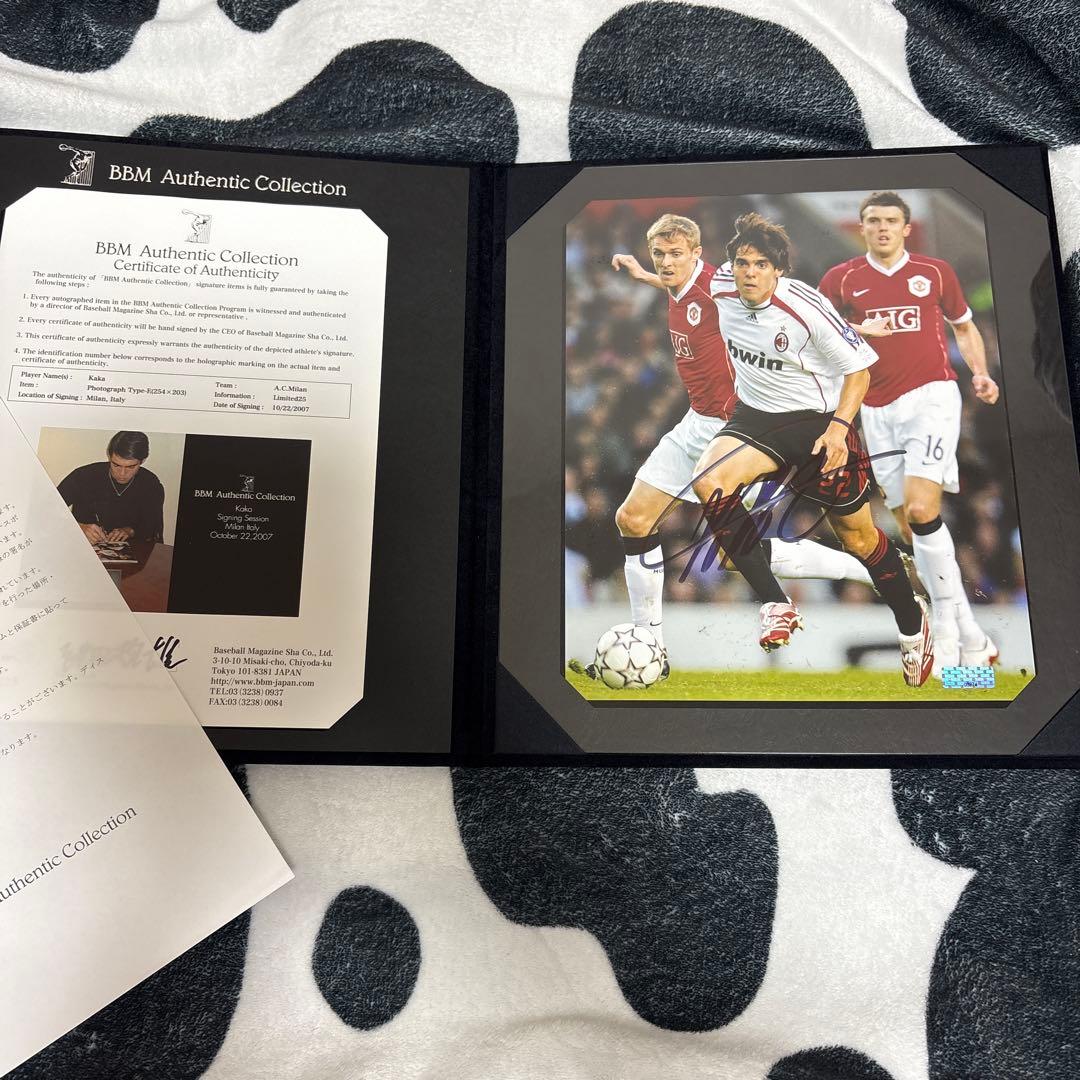 元ブラジル代表　カカ　サイン入りフォトブック