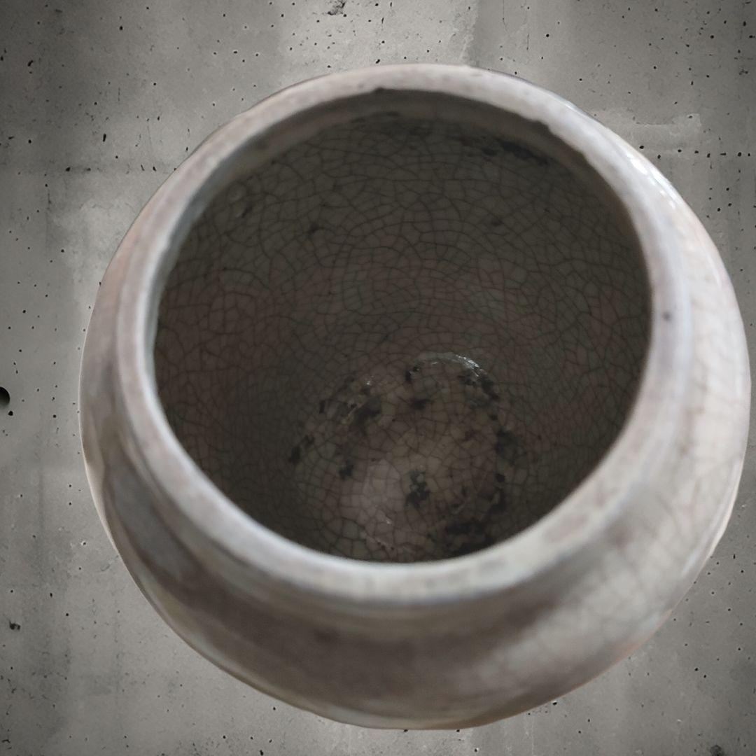 マ*サ様 李朝鉄絵　小壺　時代物　骨董　朝鮮美術