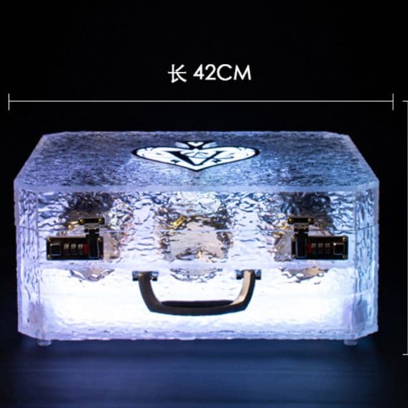 ボトルケース　LED　アルマンド アタッシュケース ディスプレイ シャンパン