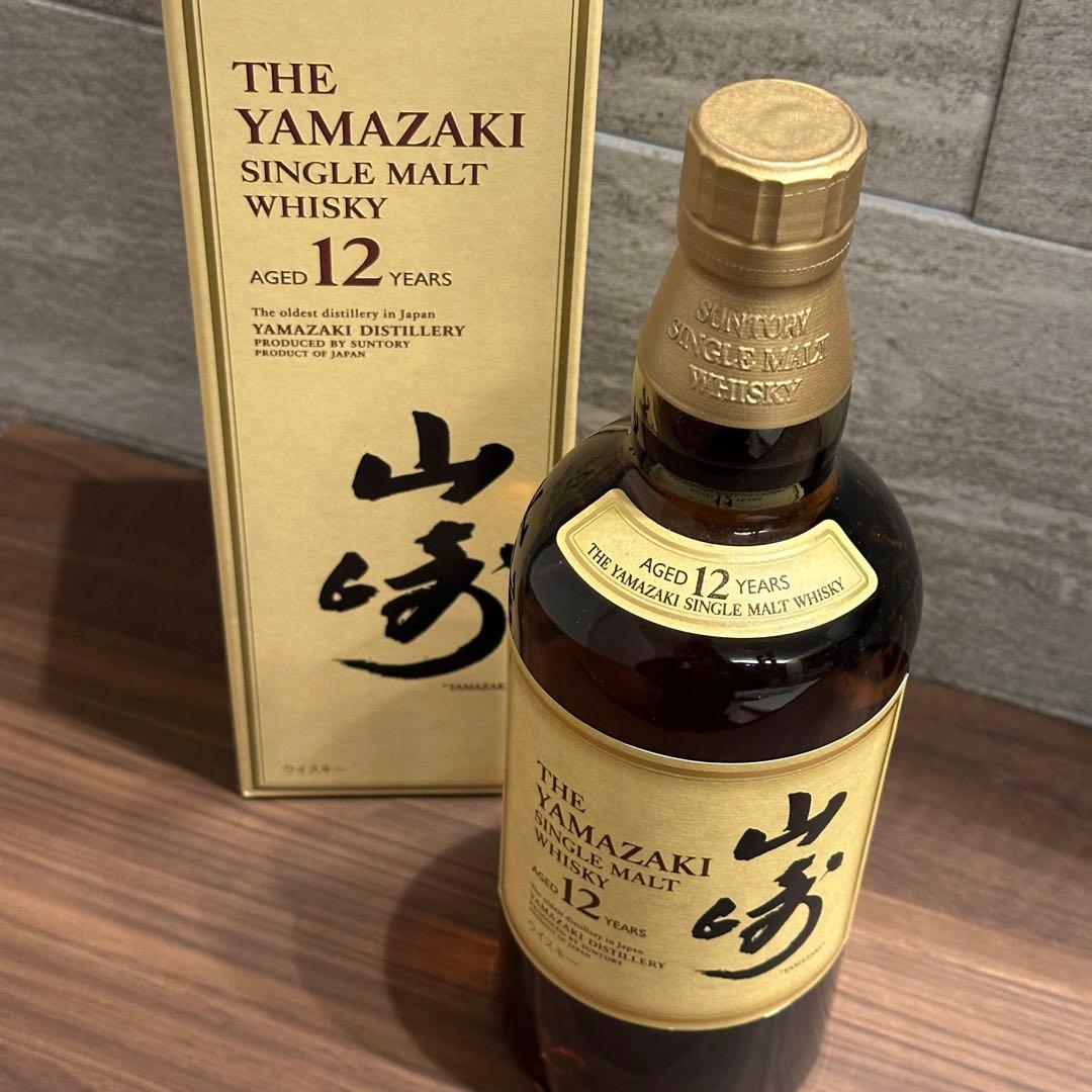 サントリー 山崎 12年 箱付き 旧ラベル ジャパニーズウィスキー