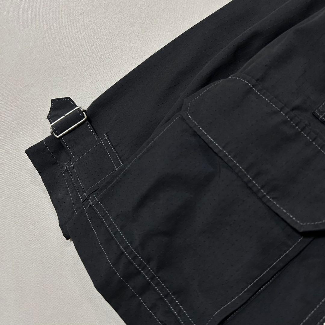 90s HERETHERE リップストップ ボンテージ パラシュート ジャケット