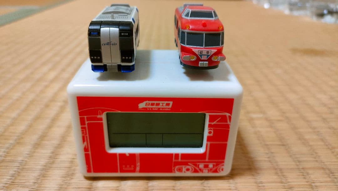 日車夢工房　名鉄メロック　目覚まし時計
