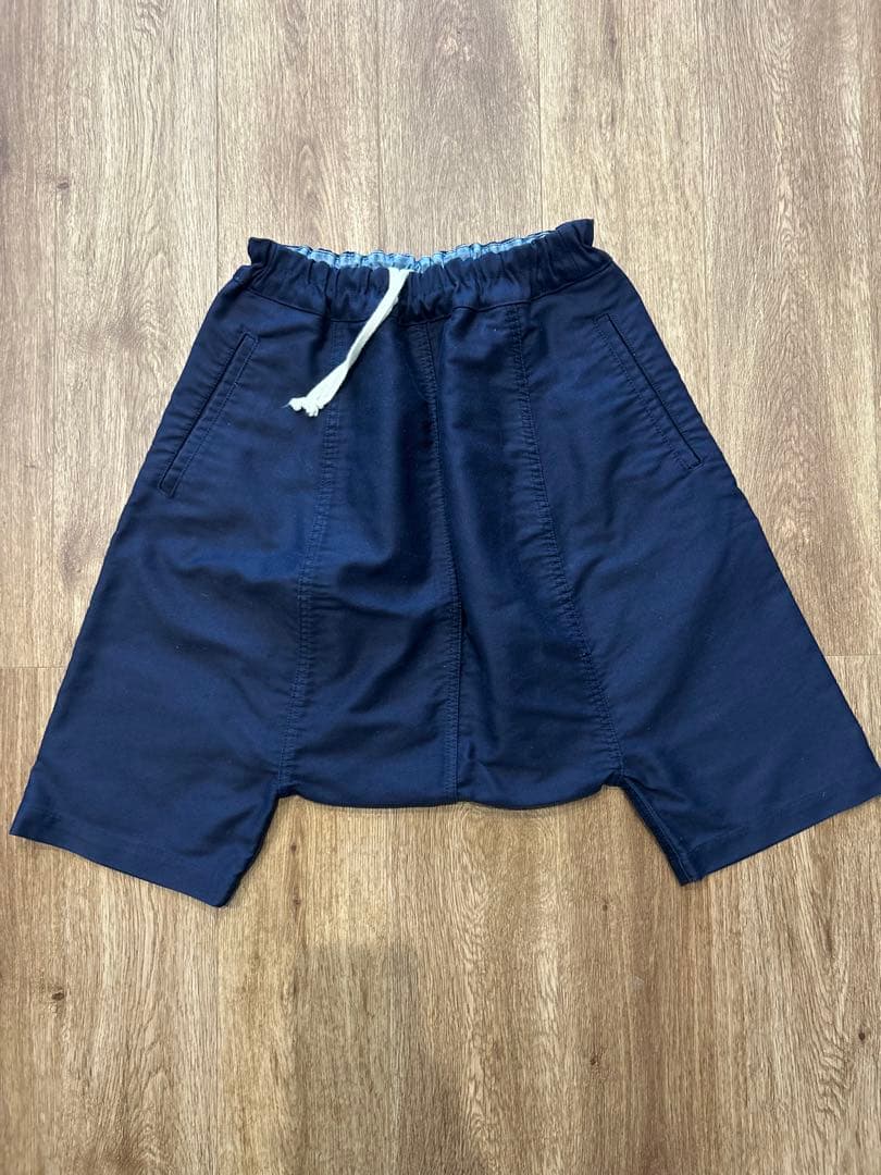 BLEU DE PANAME×コムデギャルソンコラボ　サルエルハーフパンツ　XS