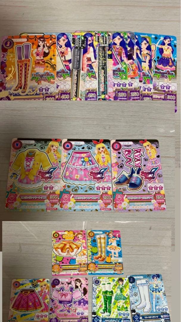 アイカツカードまとめ売り ファイル付き