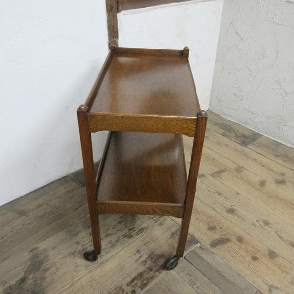 イギリス アンティーク 家具 キッチンワゴン トロリー カフェ 英国 6885d