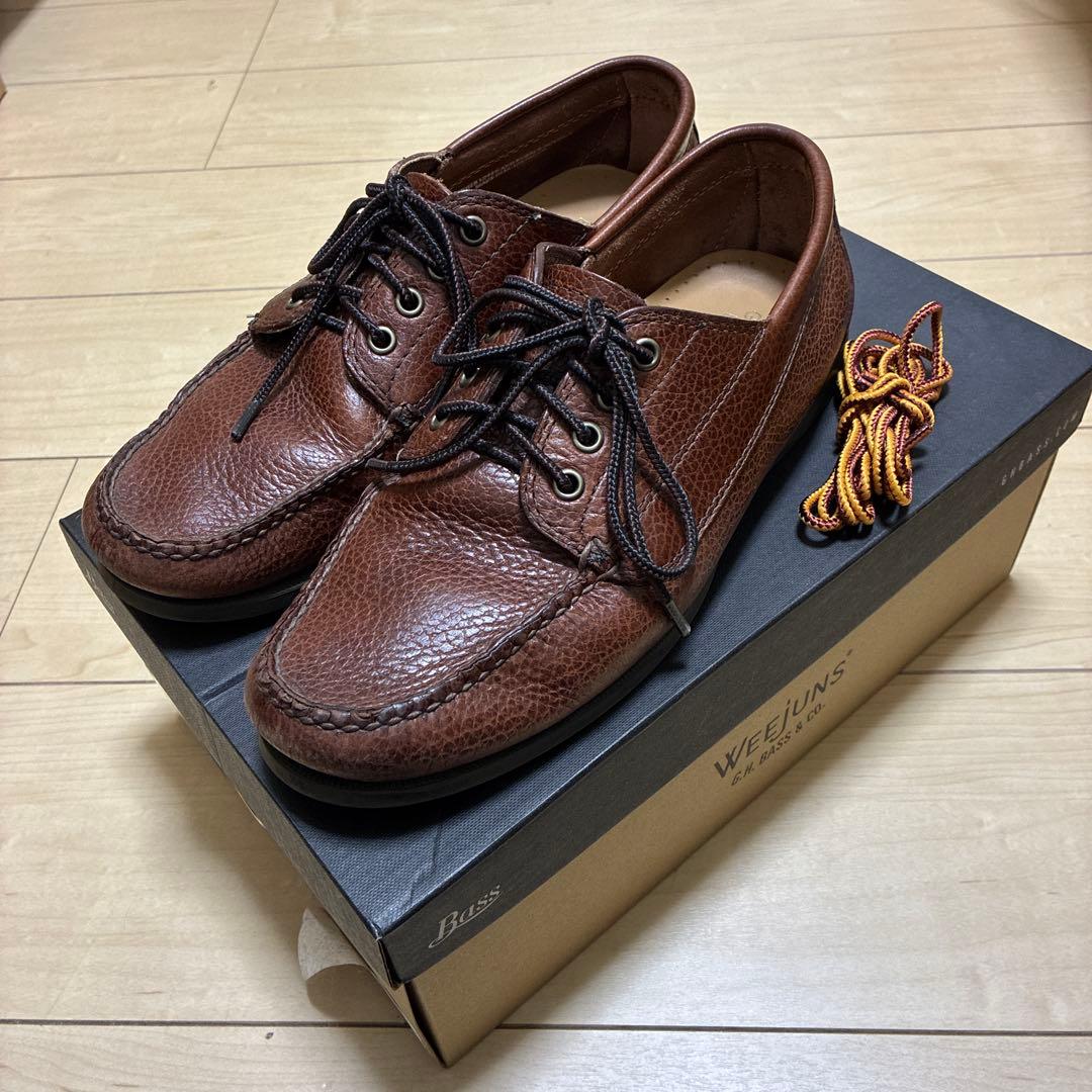 G.H.BASS /キャンプモックシューズ 27cm デッキシューズ　箱付き