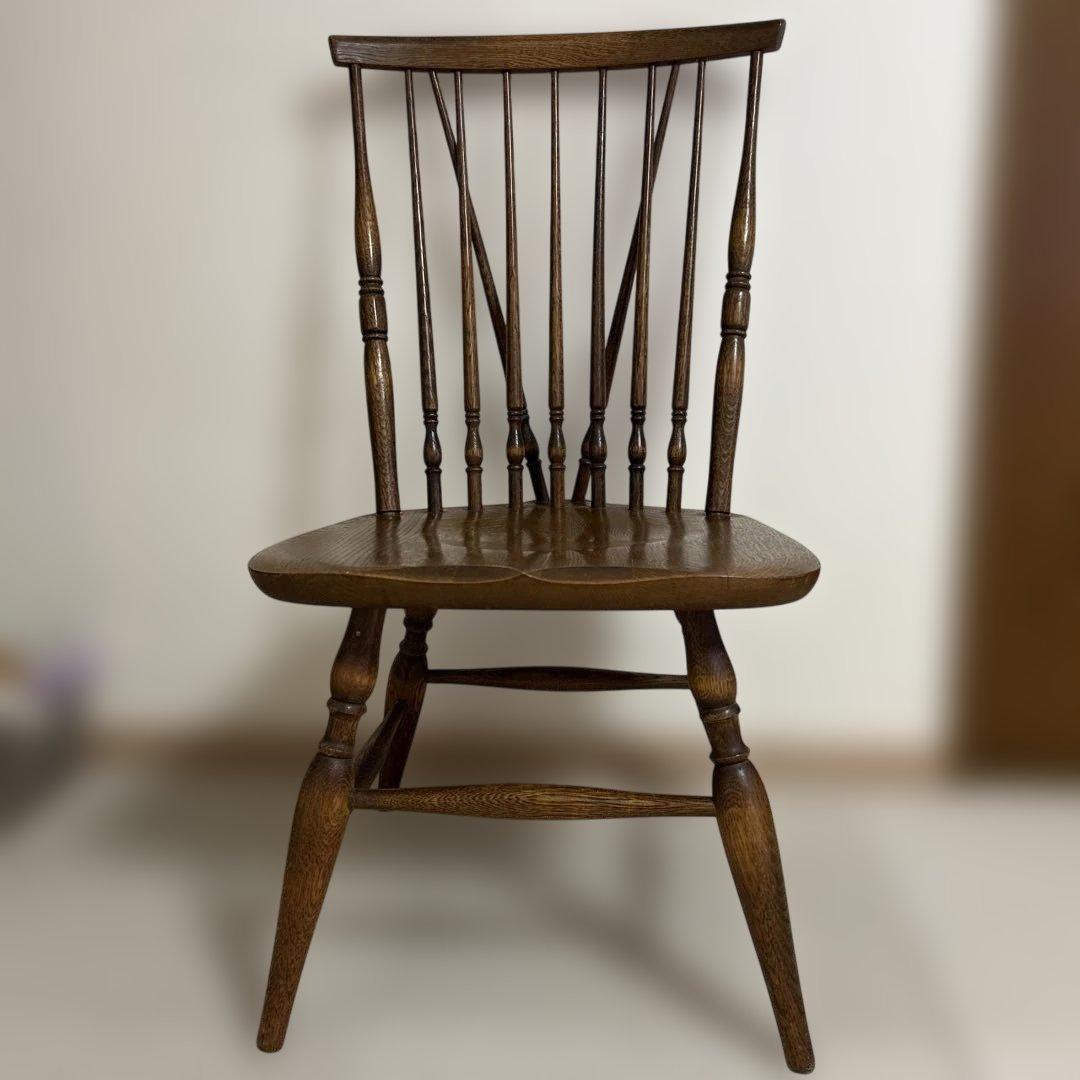 飛騨産業☆ヒダサンギョウ　キツツキマーク☆ウィンザーチェアー 木製