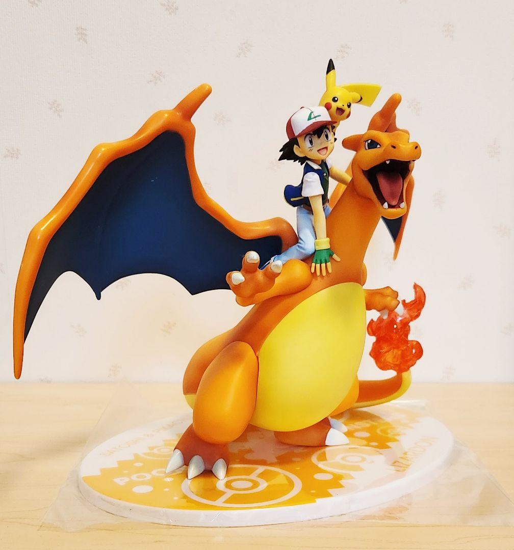 メガハウス　G.E.M.シリーズ サトシ&ピカチュウ&リザードン　フィギュア