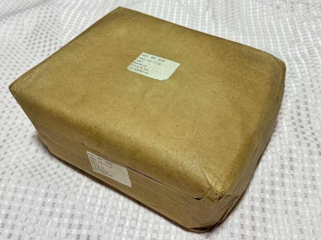 米軍 実物 地雷探知器用バッテリーバッグ 未開封