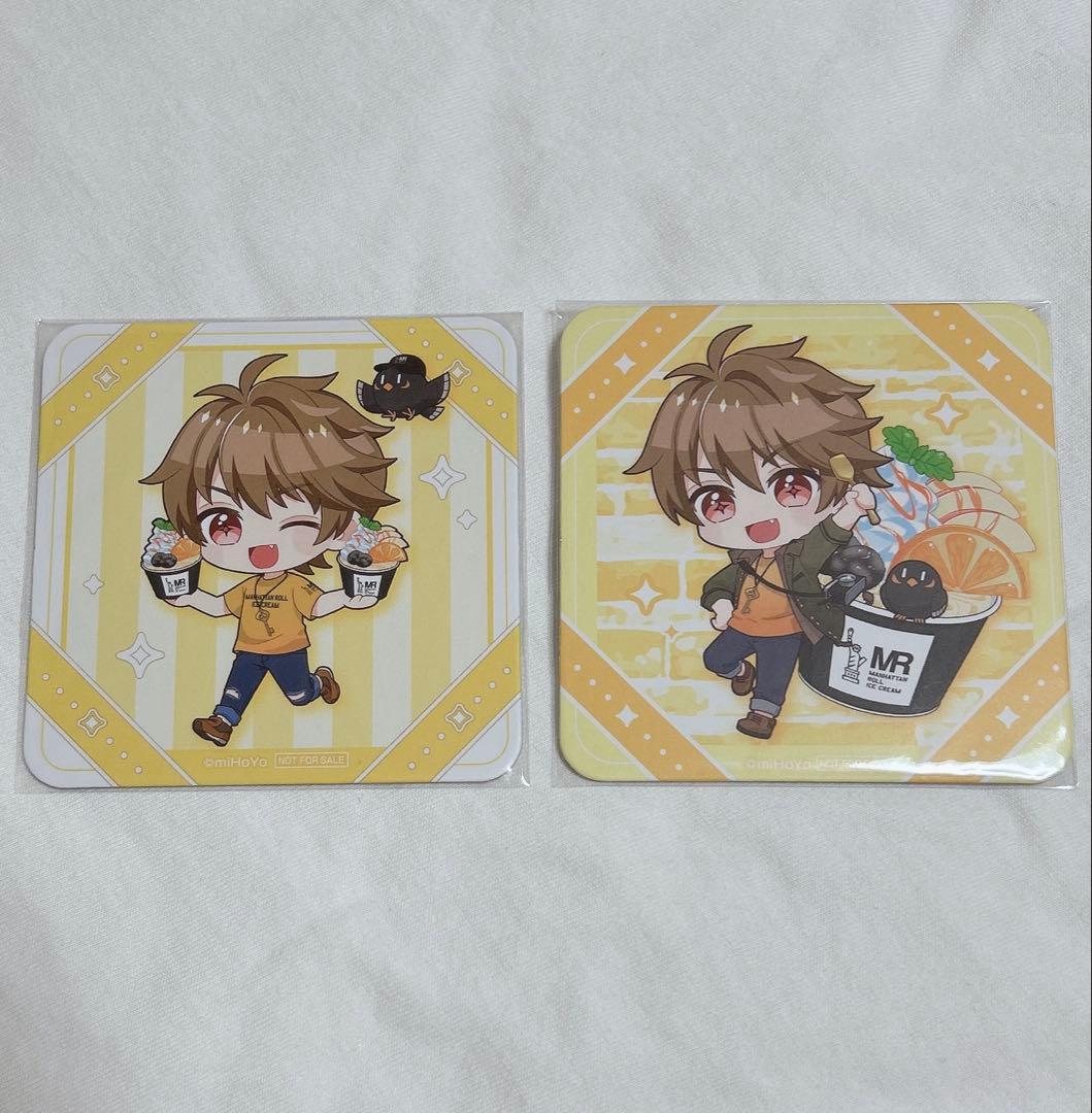 未定事件簿 水無瀬夏彦 マンハッタンロール MR 特典 コースター セット