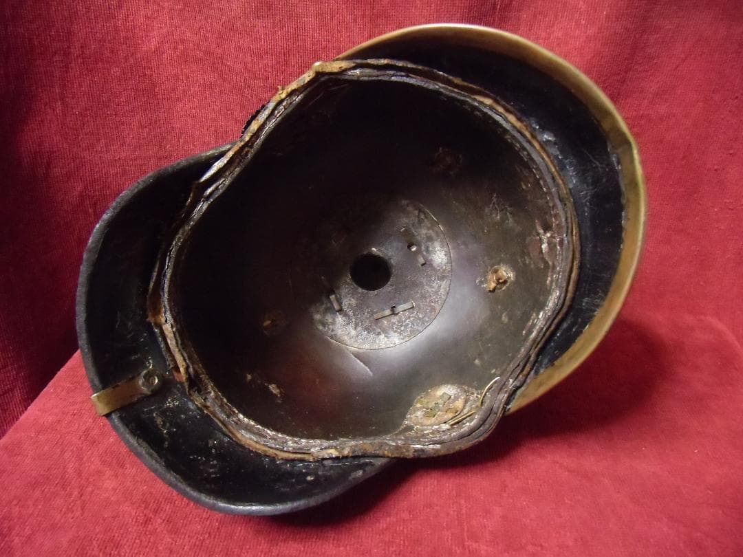 Ｗ帝政ドイツ軍/プロイセン王国＊ピッケルハウベ/スパイクヘルメット（実物）