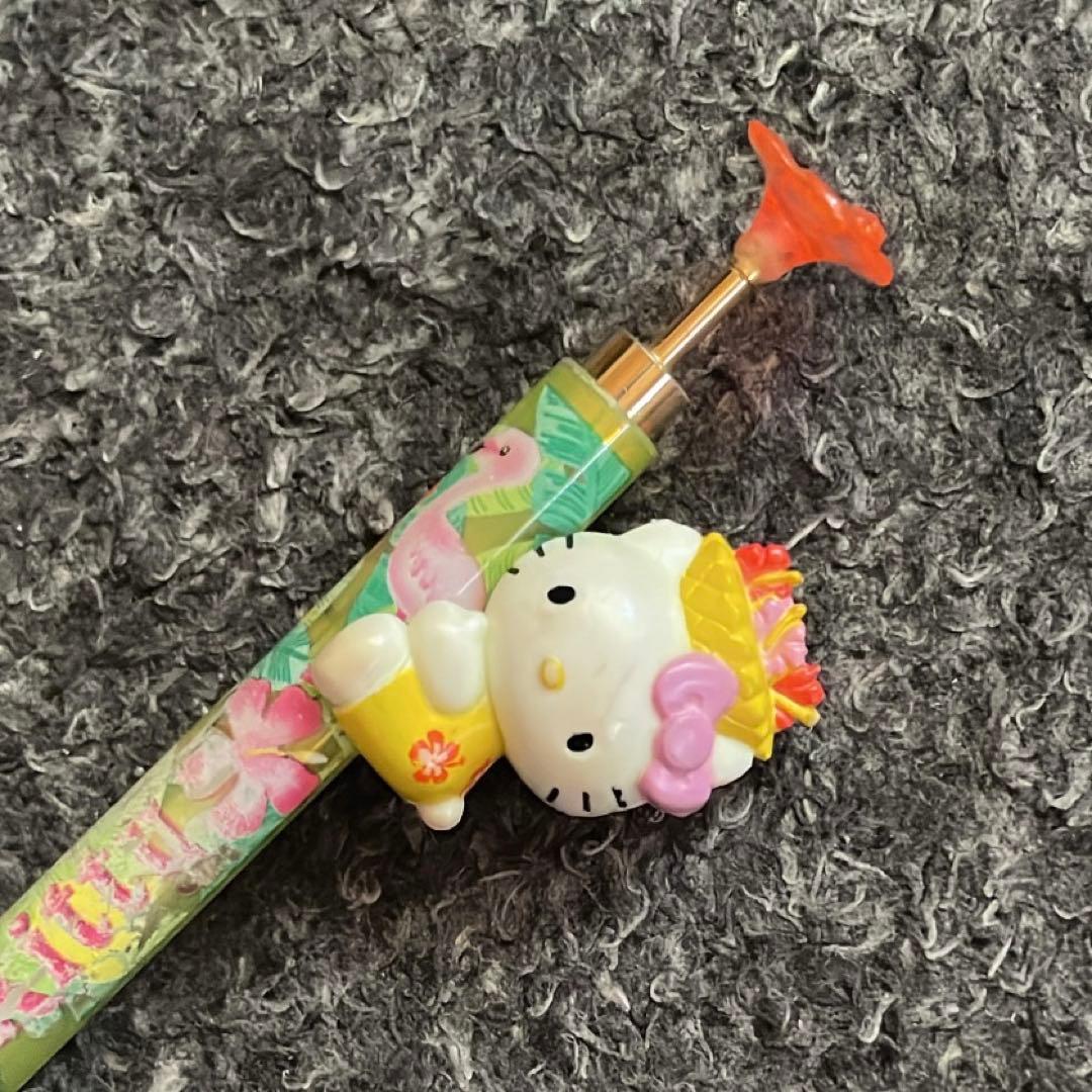 激レア！マスコット付きシャーペン♡キティ♡ハイビスカス
