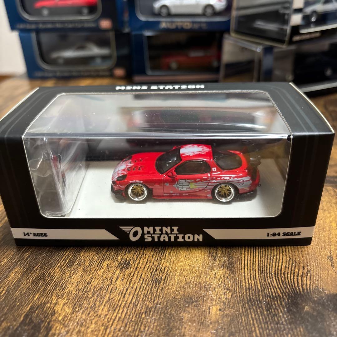 Mini Station 1/64 ワイルドスピード RX7 Veilside