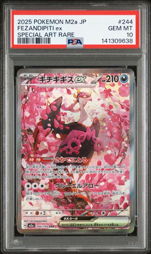 キチキギスex SAR PSA10 MEGAドリーム