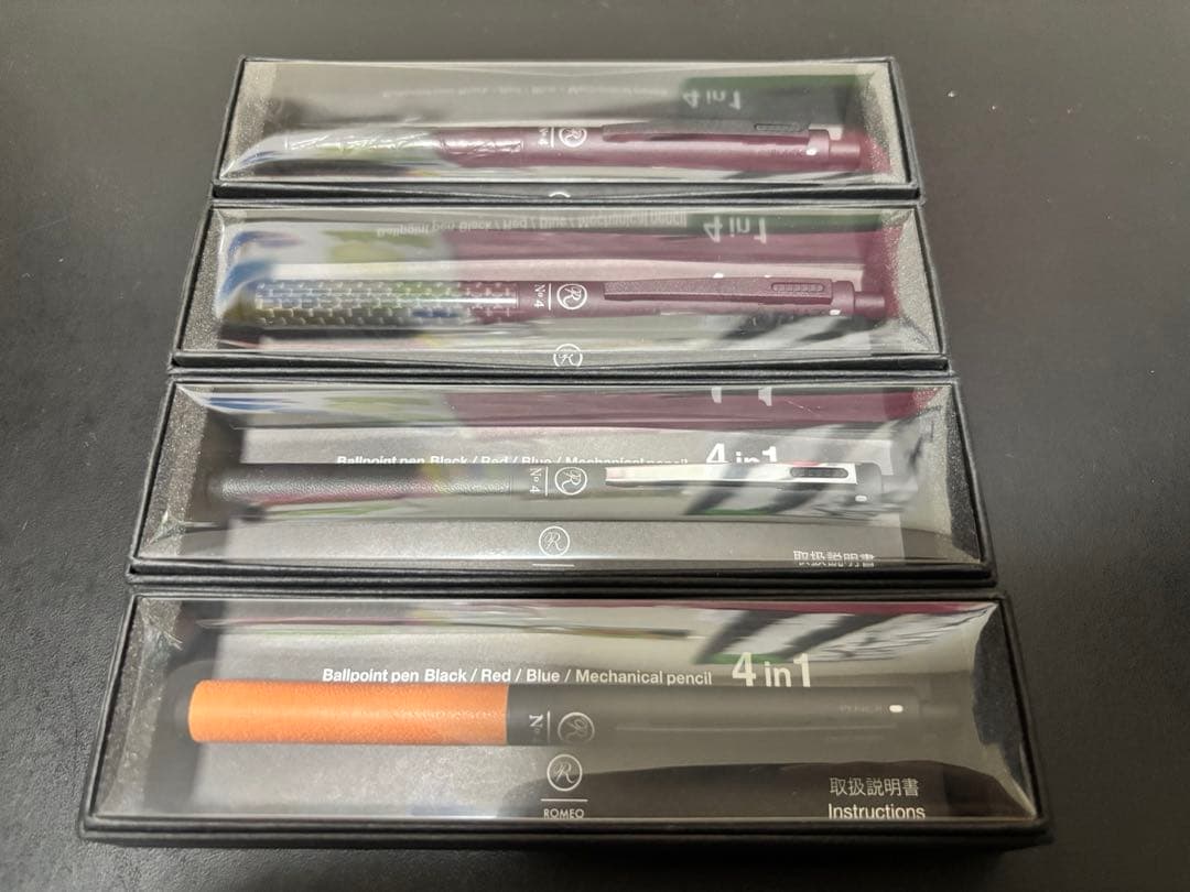 Romeo No.4 4種セット　新品未使用品　カーボン・レザー4種