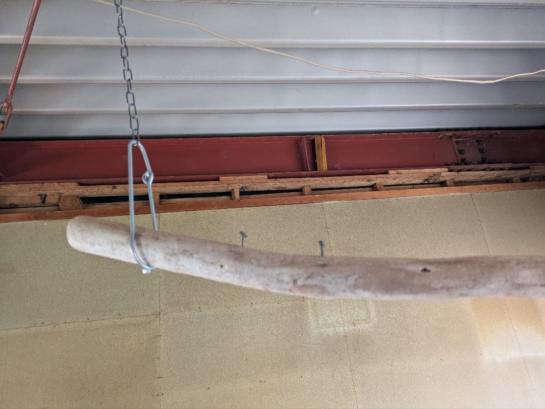 流木ハンガー 　ハンガーラック　吊り下げ式　一点物　店舗什器