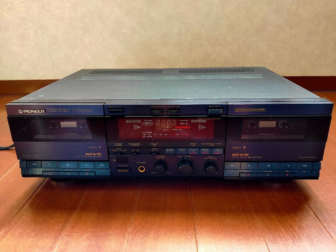 【ドルビーHX PRO】T-700WR カセットデッキ