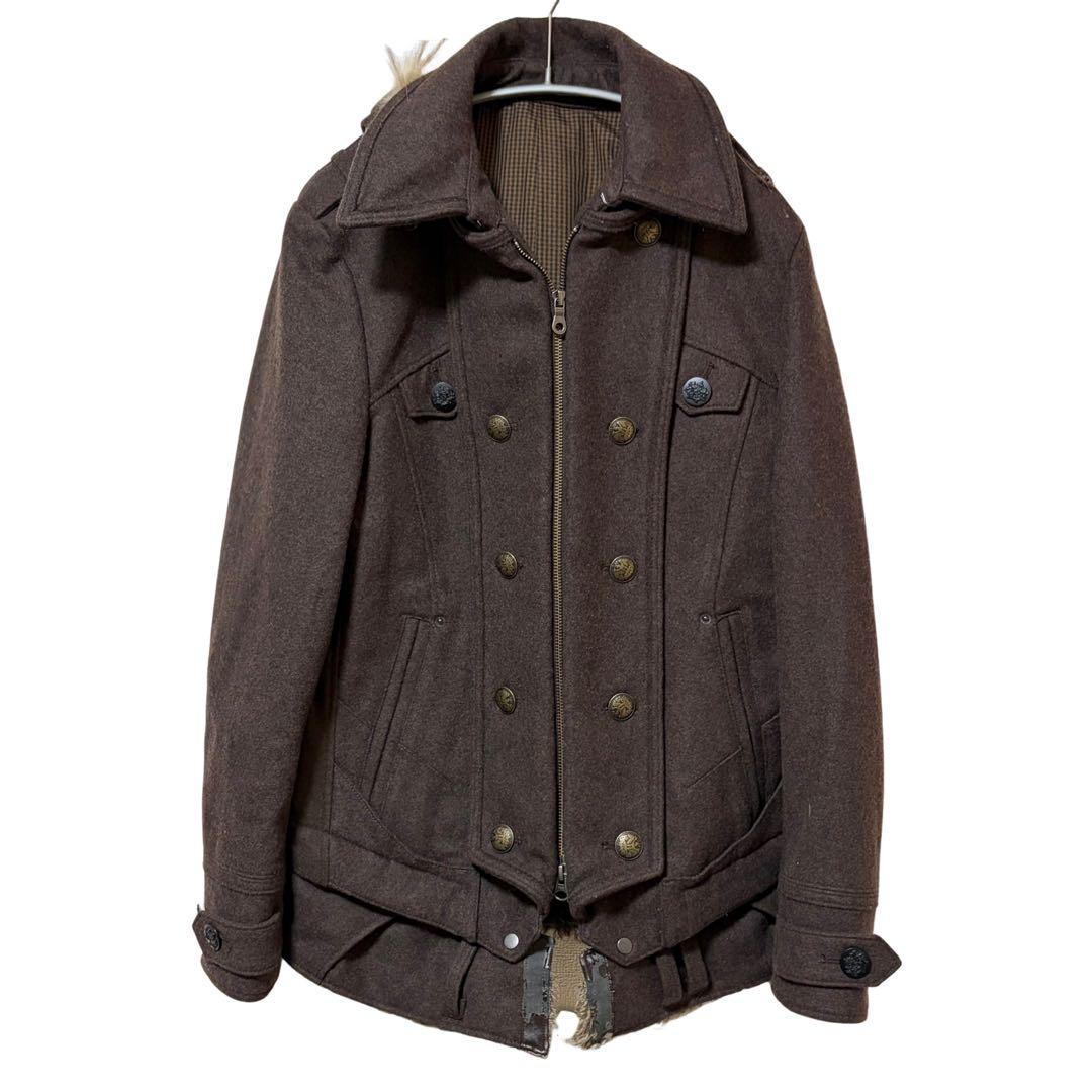 N-618 PPFM ピーピーエフエム　ナポレオンジャケット　M ブラウン