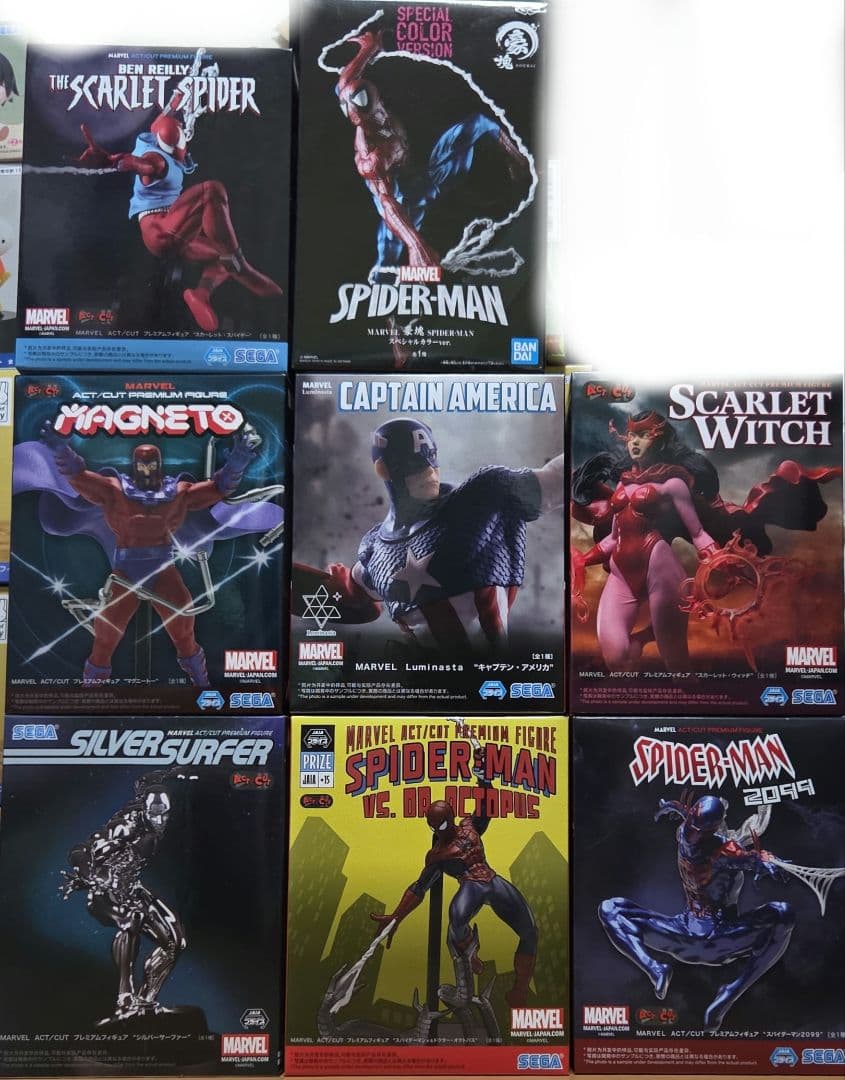 MARVEL フィギュア　8点