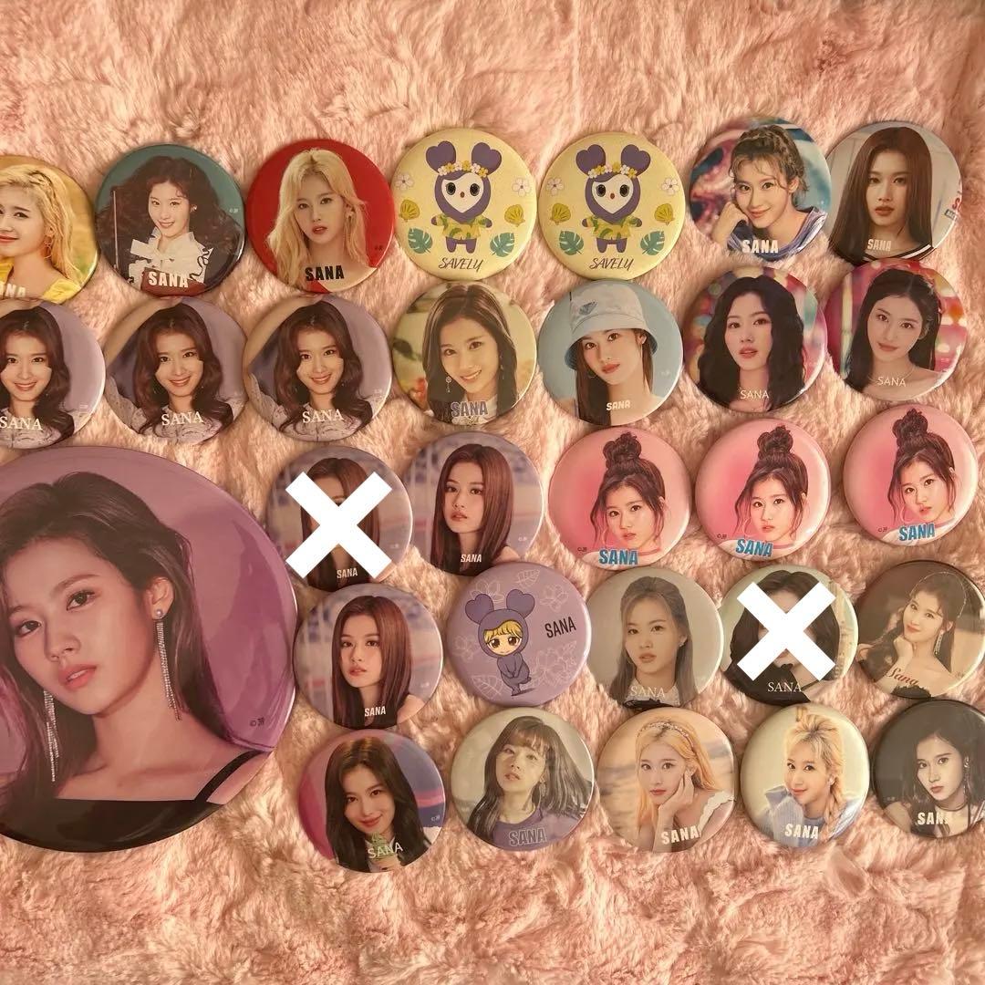 TWICE サナ　缶バッジ　まとめ売り