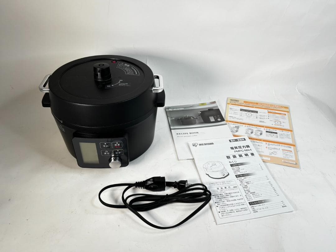 IRIS OHYAMA 電気圧力鍋 PMPC-MA4 ブラック 23年製