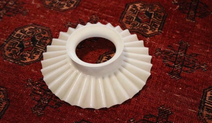 【antique】ミルクガラスシェード ランプシェード アンティーク