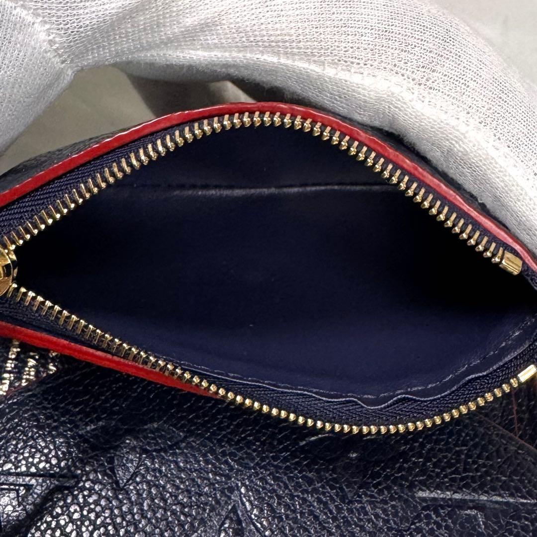 ルイヴィトン　ポルトフォイユゾエ モノグラム　アンプラント　三つ折り財布　美品