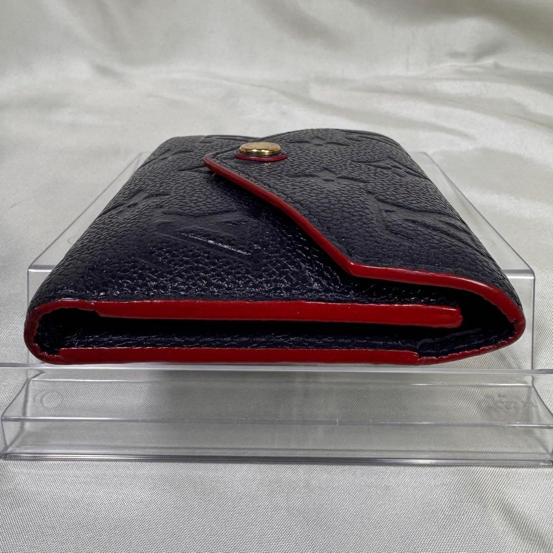 ルイヴィトン　ポルトフォイユゾエ モノグラム　アンプラント　三つ折り財布　美品