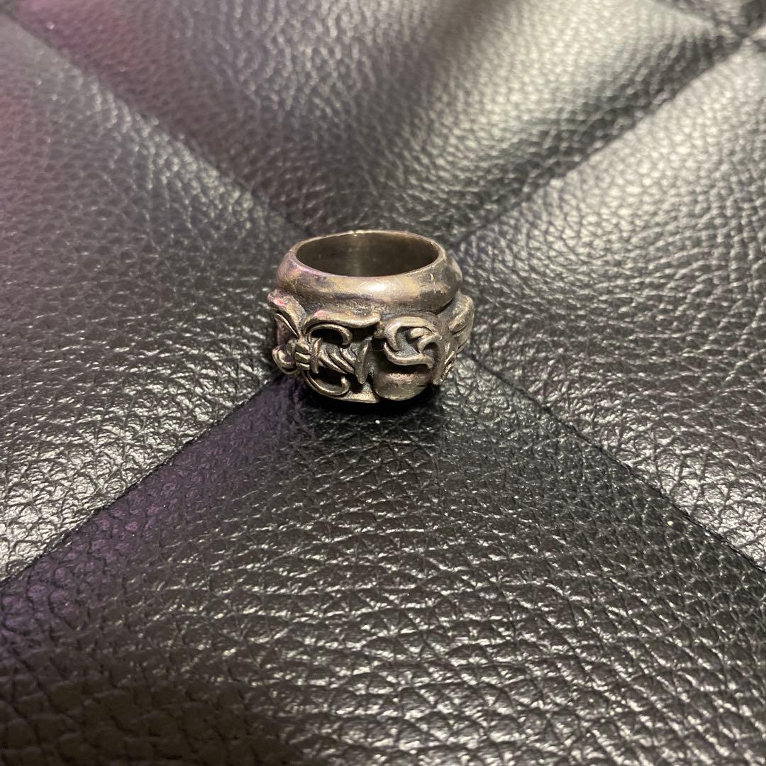 シルバー925 ダガーハート デザインリング