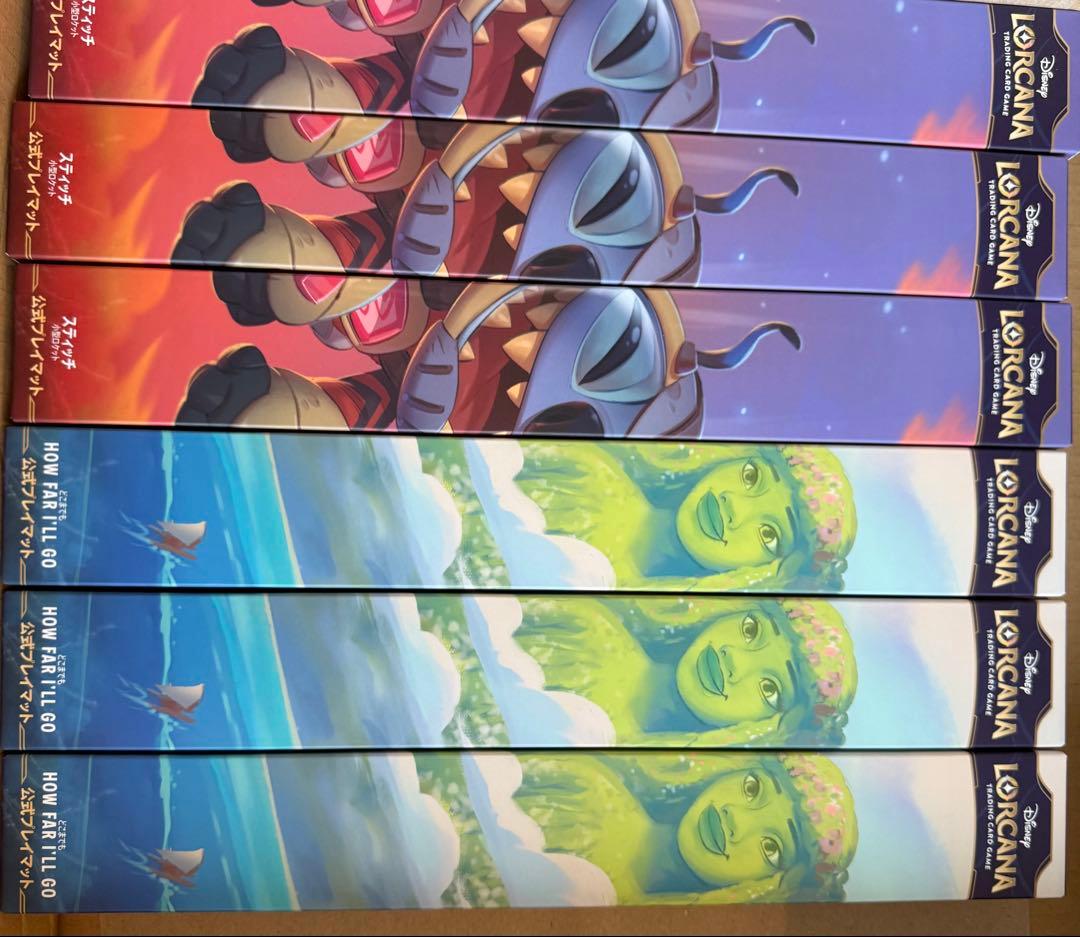 ディズニー・ロルカナ・TCG 日本語版 公式プレイマット　6個セット