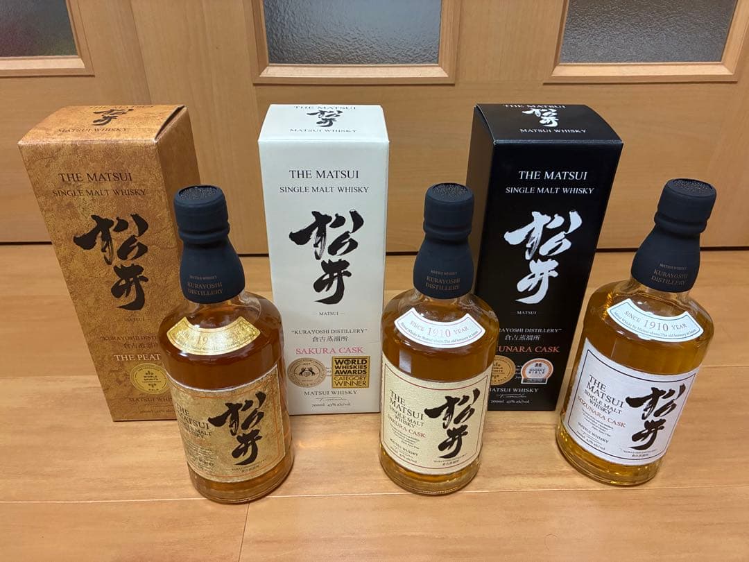 シングルモルトウイスキー松井THE MATSUI 700ml 飲み比べセット