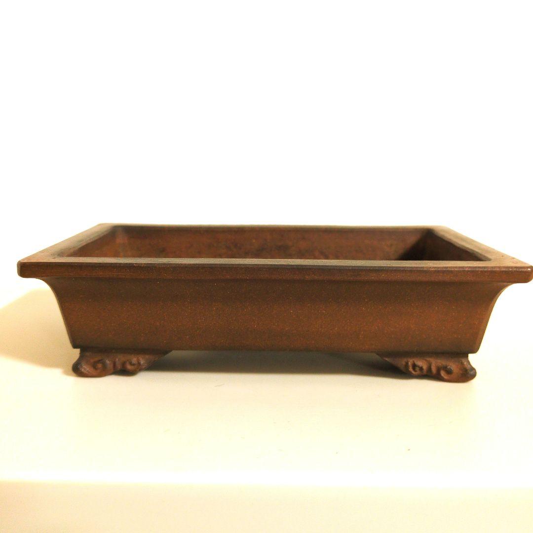 山*己様 阿曼陀室　紫泥　盆栽鉢